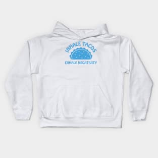 Inhale Tacos Kids Hoodie